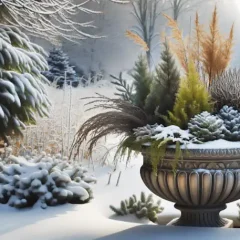 Winter Container Garden