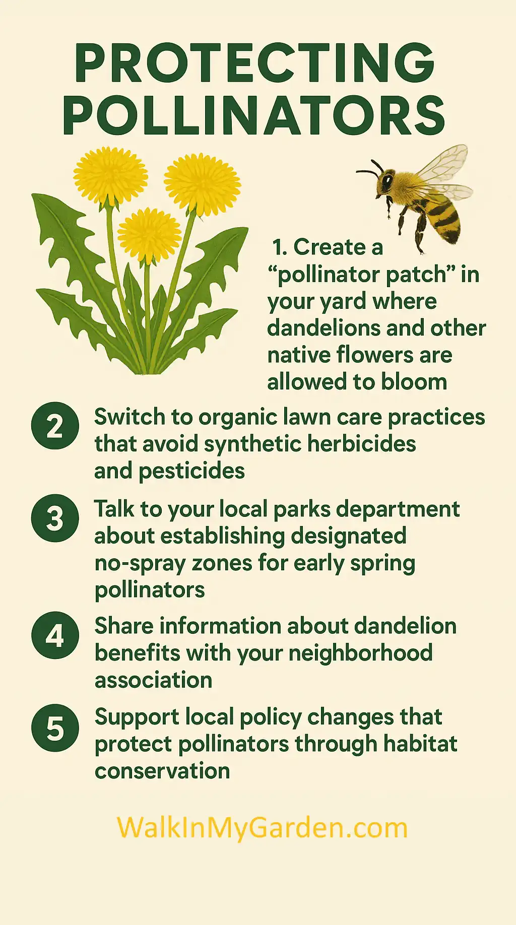 Protecting Pollinators Infographic